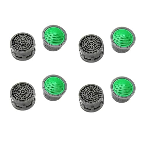 Anloximt 4Pack Wasserhahn Belüfter Perlator Wasserhahn Ersatz Perlator für Waschbeckenhahn Wasserhahnbelüfter für das Waschbecken Wassersparender Durchflussbegrenzer Set Ersatzteil für Küche und Bad von Anloximt