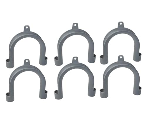 Anloximt 6Pack U Form Waschmaschine Abflussschlauch Haken Abflussschlauch Haken Halter Abflussschlauch Führung U Form Geschirrspüler Abflussschlauch Klemme Für Waschmaschine von Anloximt