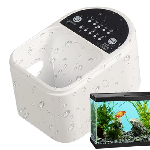 Anloximt Automatischer Fischfutterautomat,Batteriebetriebener Aquarium Futterautomat - Praktisches Zubehör Mit Langlebiger Batterie Für Wels Schildkröte Haustiere Und Urlaub Anloximt Automatischer Fischfutterautomat,Batteriebetriebener Aquarium Futterautomat - Praktisches Zubehör Mit Langlebiger Batterie Für Wels Schildkröte Haustiere Und Urlaub von Anloximt