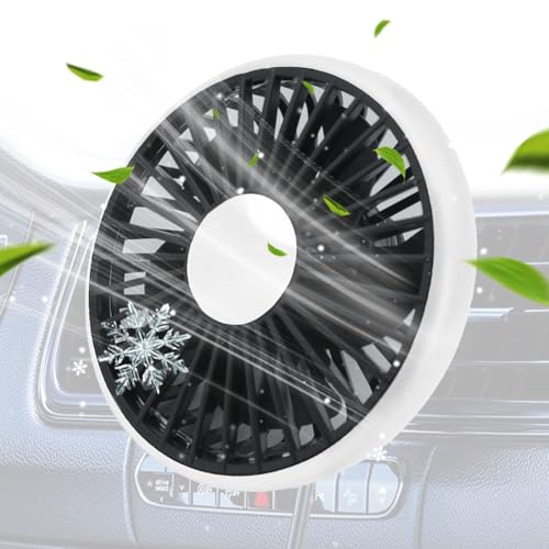 Anloximt Autoventilator - Auto-Luftkühler Mit Beleuchtung | Dreistufig Regelbarer Starker Luftkühler Kfz Innenraum Zubehör Für Camping Und Road Trips Anloximt Autoventilator - Auto-Luftkühler Mit Beleuchtung | Dreistufig Regelbarer Starker Luftkühler Kfz Innenraum Zubehör Für Camping Und Road Trips von Anloximt