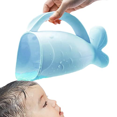 Anloximt Baby-Badespülungstasse Shampoo-Bad-Spüler für Baby-Badespüler Baby Waschen Bad Krug waschen Haar Cup Wasserfall Rinser für Kleinkind Kind von Anloximt