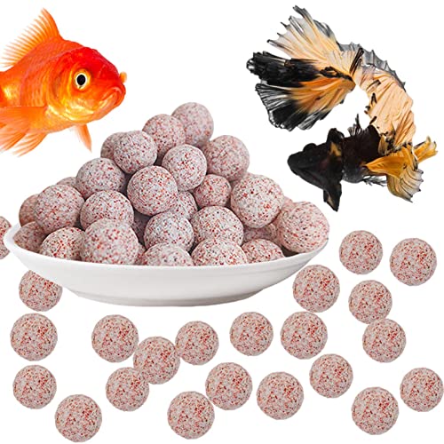Anloximt Bio-Bälle für Aquarien | 500 Filtermedien für Aquarienfische,Aquarium-Keramik-Biofiltermedien-Kugel für Süßwasseraquarium und Meerwasseraquarium-Sumpf, Kanister, Teiche von Anloximt