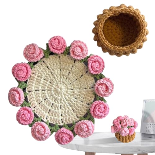 Anloximt Blumen Untersetzer | Blumenstrauß Häkel Untersetzer - Ästhetische Weiche Vintage Unterlage Für Restaurant Hotel Zuhause Café Schreibtisch Geburtstagstisch Anloximt Blumen Untersetzer | Blumenstrauß Häkel Untersetzer - Ästhetische Weiche Vintage Unterlage Für Restaurant Hotel Zuhause Café Schreibtisch Geburtstagstisch von Anloximt