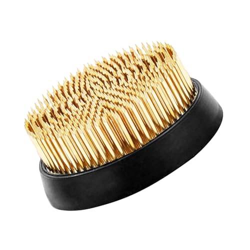 Anloximt Blumenigel,Runder Metall Blumenhalter Stabil | Kupfernadel Metall Halter Für Garten Blumendeko Arrangement Im Freien von Anloximt