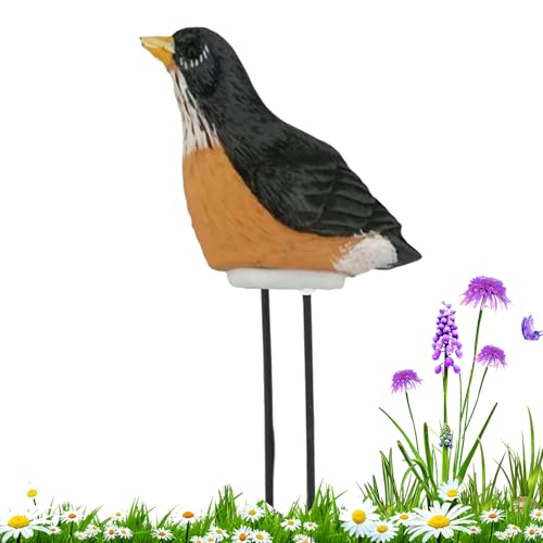 Anloximt Bodenfeuchtigkeitsmesser | Vogelform Gartenfeuchtemesser,Pflanzen Feuchtigkeitsmesser Harz Deko für Rasen Gewächshaus Farm Bonsai Zimmerpflanzen Topfpflanzen von Anloximt
