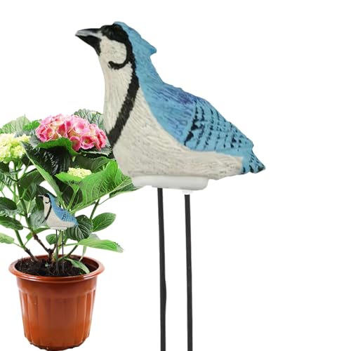 Anloximt Bodenfeuchtigkeitsmessgerät - Vogelform Gartenfeuchtemesser | Pflanzen Feuchtigkeitsmesser Harz Deko für Rasen Gewächshaus Farm Bonsai Zimmerpflanzen Topfpflanzen von Anloximt