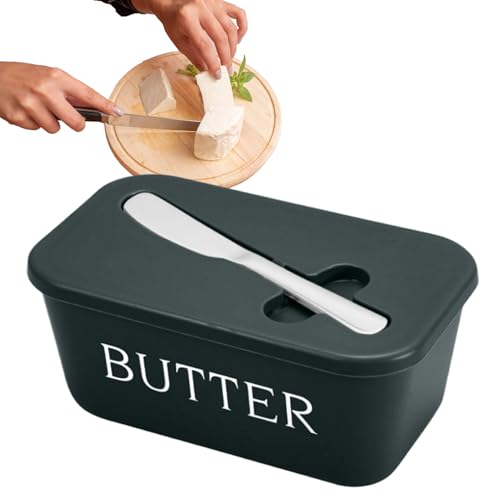 Anloximt Butterdose mit Deckel | Butterbehälter - Mit Schneider Luftdichter Käsebehälter Für Zu Hause Unterwegs Küche Kühlschrank Anloximt Butterdose mit Deckel | Butterbehälter - Mit Schneider Luftdichter Käsebehälter Für Zu Hause Unterwegs Küche Kühlschrank von Anloximt