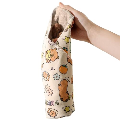 Anloximt Cat Swaddle Wrap für Nagel Trimmen, Katzen -Swaddle -Wrap - Capybara Cat Wrap Swaddle Bag - Multifunktionale Nageltrimmungsrückhalte, Selbstklebende Anti-Kratzer für die Untersuchung des Anloximt Cat Swaddle Wrap für Nagel Trimmen, Katzen -Swaddle -Wrap - Capybara Cat Wrap Swaddle Bag - Multifunktionale Nageltrimmungsrückhalte, Selbstklebende Anti-Kratzer für die Untersuchung des von Anloximt