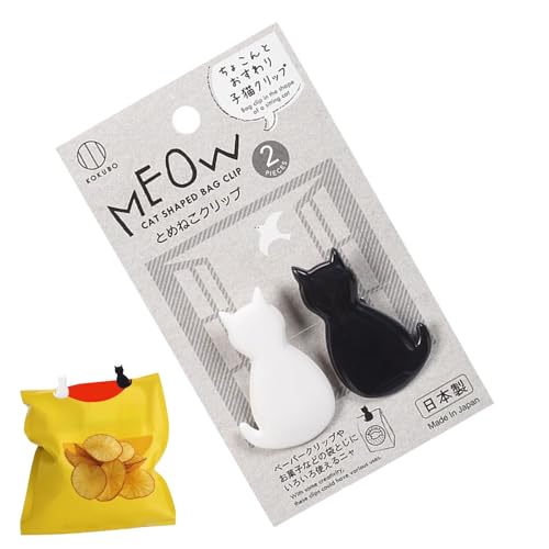 Anloximt Chipsclips Für Snacks,Praktische Chip Clips Mit Katzenmotiv Zum Verschließen Von Snacks | Wiederverwendbare Kleine Lebensmittelclips 2er Set Für Küche Vorratsschränke Lebensmittel Brotbeutel Anloximt Chipsclips Für Snacks,Praktische Chip Clips Mit Katzenmotiv Zum Verschließen Von Snacks | Wiederverwendbare Kleine Lebensmittelclips 2er Set Für Küche Vorratsschränke Lebensmittel Brotbeutel von Anloximt
