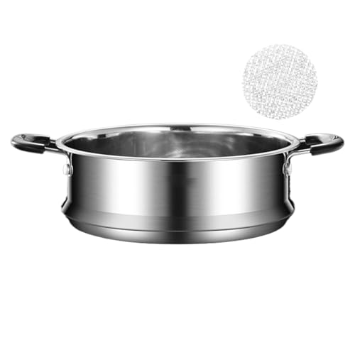 Anloximt Dämpftopf Zum Kochen - Koch Dämpfgitter - Dampfgarer Kochgeschirr Täglich Für Suppen Desserts Meeresfrüchte Eier Brötchen Gebäck von Anloximt