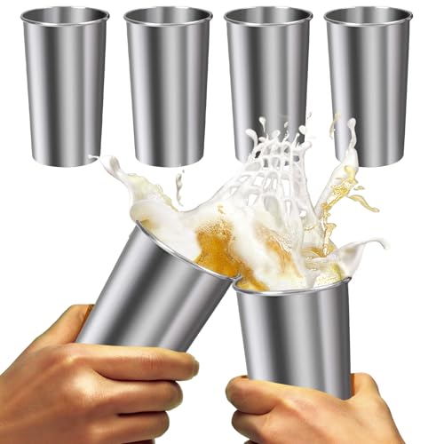Anloximt Edelstahl Becher Für Kinder,6 Weingläser | Bruchsichere stapelbare 600ml Becher für Kinder & Erwachsene Kaffee Zuhause & Außer Haus Anloximt Edelstahl Becher Für Kinder,6 Weingläser | Bruchsichere stapelbare 600ml Becher für Kinder & Erwachsene Kaffee Zuhause & Außer Haus von Anloximt