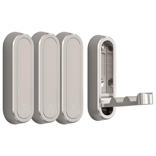 Anloximt Faltbare Haken Wandmontage - Klappbarer Wandhaken für die Garage,4 Stück Handtuchhalter Moderne Dekoration für Schlafzimmer Flur Eingangsbereich Küche Organisation Mäntel Schlüssel und von Anloximt