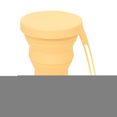 Anloximt Faltbecher | Silicone Faltbarer Kaffeebecher 200ml - Auslaufsicher Outdoor Becher Für Unterwegs Wandern Angeln Camping Alltag von Anloximt