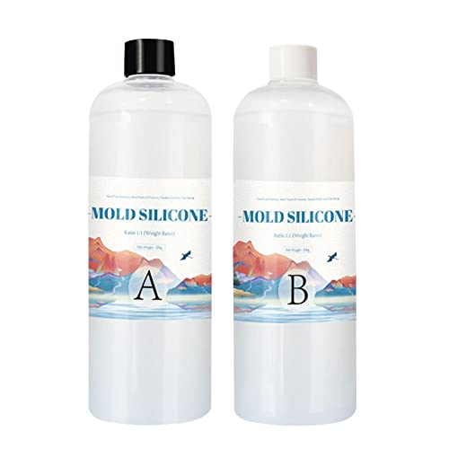 Anloximt Flüssiges Silikonkautschuk Transluzent Transparentes Formenbau Silikon Formenbau Kit Flüssiges Silikonkautschuk für Harzformen Gießen Kerzenformen Anloximt Flüssiges Silikonkautschuk Transluzent Transparentes Formenbau Silikon Formenbau Kit Flüssiges Silikonkautschuk für Harzformen Gießen Kerzenformen von Anloximt