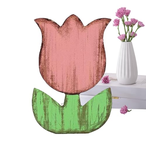 Anloximt Holz Tulpen, Tulpen | Frühlingsationen für Zuhause | Spring Mantle Bauernhausfür Windowsill Tabletop Desktop Duschschule Verwendung Anloximt Holz Tulpen, Tulpen | Frühlingsationen für Zuhause | Spring Mantle Bauernhausfür Windowsill Tabletop Desktop Duschschule Verwendung von Anloximt