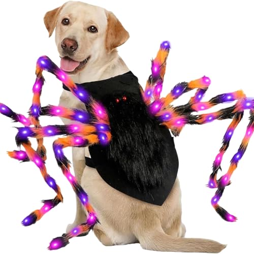 Anloximt Hunde Halloween Kostüme - Hunde Verkleidung Für Welpen Und Haustiere,Festlich Beleuchtete Cosplay Requisiten Für Spaß Feste Foto Feiern Welpen Events Haustiere von Anloximt
