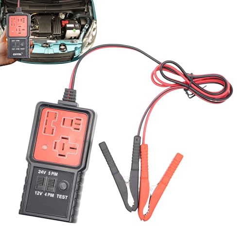 Anloximt KFZ Relais Prüfgerät,Kfz Elektro Tester - Voltmeter Werkzeuge Batteriemessgerät Fahrzeugprüfgerät Mechaniker Elektrodiagnoseausrüstung für Werkstatt Haushalt Anloximt KFZ Relais Prüfgerät,Kfz Elektro Tester - Voltmeter Werkzeuge Batteriemessgerät Fahrzeugprüfgerät Mechaniker Elektrodiagnoseausrüstung für Werkstatt Haushalt von Anloximt
