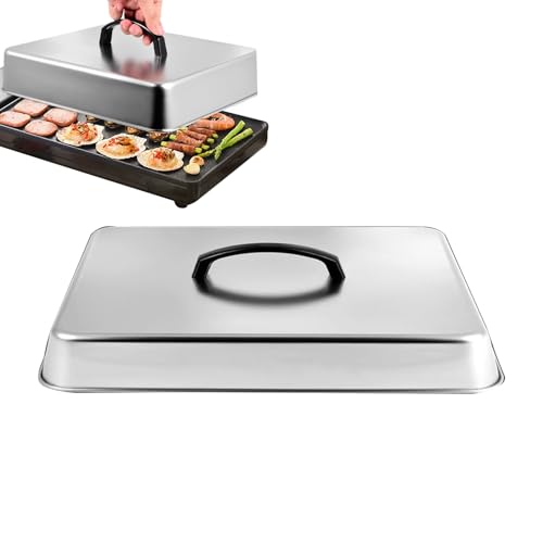 Anloximt Käseschmelzhaube Für Grill | Edelstahl Grillabdeckung | Praktische Backhaube Für Drinnen Und Draußen Grillen von Anloximt