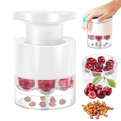 Anloximt Kirsch-Entkerner Werkzeug, 7 Löcher Entsteinungshelfer, Multifunktional Tragbarer Küchenhelfer Für Konfitüren Säfte Desserts Anloximt Kirsch-Entkerner Werkzeug, 7 Löcher Entsteinungshelfer, Multifunktional Tragbarer Küchenhelfer Für Konfitüren Säfte Desserts von Anloximt