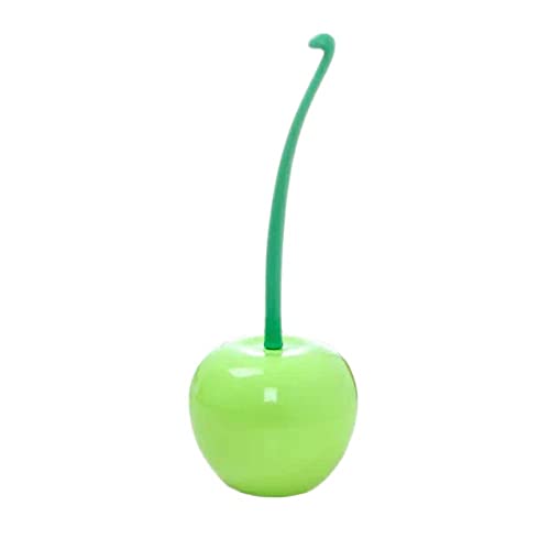 Anloximt Kirsche Form Toilettenbürstenhalter Set Kirsche Toilettenbürste und Halter Niedliche Toilettenbürste Kirsche Toilettenreinigungsbürste Stehende Toilettenschüsselbürste(Random Color) von Anloximt