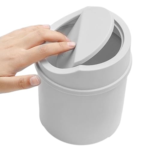 Anloximt KleinersMülleimer Mit Deckel - Tischmülleimer Mit Schwingdeckel - Papierkorb Büro Klein | Für Den Waschtisch Küche Badezimmer Büro Schreibtisch WC Anloximt KleinersMülleimer Mit Deckel - Tischmülleimer Mit Schwingdeckel - Papierkorb Büro Klein | Für Den Waschtisch Küche Badezimmer Büro Schreibtisch WC von Anloximt