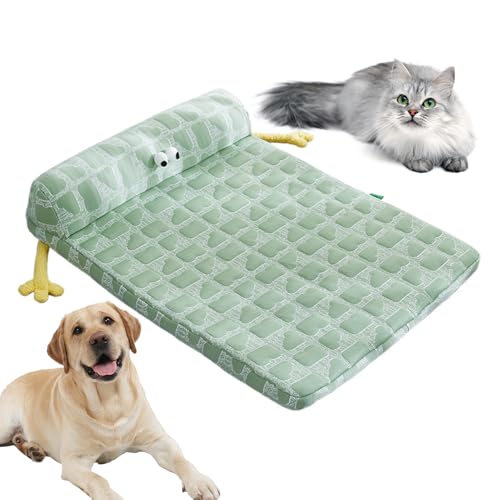 Anloximt Kühl Hundebett - Kühlende Schlafmatte Für Hunde | Antirutsch Kissenauflage Mit Waschbarem Bezug Für Kleine Mittelgroße Große Hunde Innen Außen Camping Anloximt Kühl Hundebett - Kühlende Schlafmatte Für Hunde | Antirutsch Kissenauflage Mit Waschbarem Bezug Für Kleine Mittelgroße Große Hunde Innen Außen Camping von Anloximt