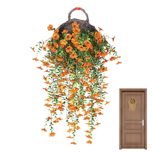 Anloximt Künstliche Blumenranken,Künstliche Prunkwinden | Deko Für Balkon Tür Wand Terrasse Pavillon Anloximt Künstliche Blumenranken,Künstliche Prunkwinden | Deko Für Balkon Tür Wand Terrasse Pavillon von Anloximt
