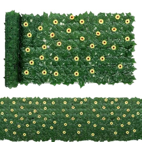 Anloximt Kunst-Efeu Sichtschutzzaun,1x3 m Künstliche Rankenhecke Mit Blattoptik - Dekoratives Grünpaneel Ausziehbarer Kunsthecke Für Garten Balkon Terrasse Anloximt Kunst-Efeu Sichtschutzzaun,1x3 m Künstliche Rankenhecke Mit Blattoptik - Dekoratives Grünpaneel Ausziehbarer Kunsthecke Für Garten Balkon Terrasse von Anloximt