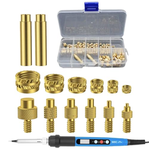Anloximt Lötspitzen,Gewindeeinsätze Set | Hitzebeständiges Effizientes Lötspitzen-Set Für Innen- Und Außenbereich Reparatur Und Wartung Anloximt Lötspitzen,Gewindeeinsätze Set | Hitzebeständiges Effizientes Lötspitzen-Set Für Innen- Und Außenbereich Reparatur Und Wartung von Anloximt