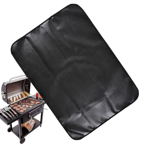Anloximt Matte Für Unter Dem Grill | Beidseitige Feuerfeste Grillmatten Für Terrasse - Wasserdichter Hitzebeständiger Terrassenschutz Für Balkon Garten Camping Picknick Draußen von Anloximt