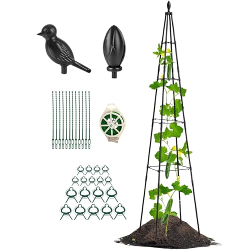 Anloximt Metall Rankgitter Für Garten - Garten Rankhilfe Für Kletterpflanzen & Outdoor | A-Rahmen Pflanzenstütze Höhenverstellbar Mit Hochbelastbarer Rankkäfig 160 cm Für Innen- & Außenbereich Anloximt Metall Rankgitter Für Garten - Garten Rankhilfe Für Kletterpflanzen & Outdoor | A-Rahmen Pflanzenstütze Höhenverstellbar Mit Hochbelastbarer Rankkäfig 160 cm Für Innen- & Außenbereich von Anloximt