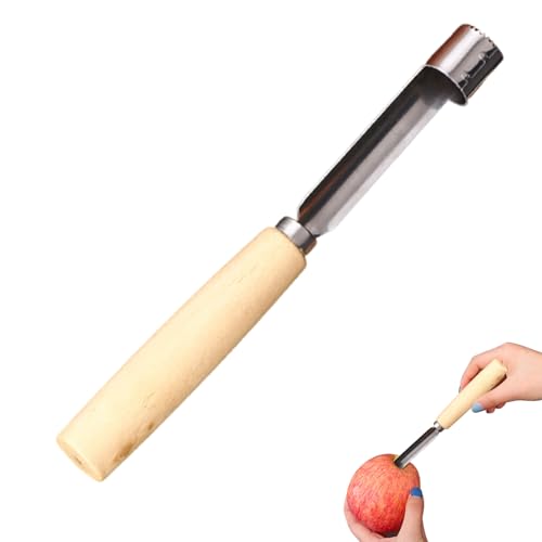 Anloximt Obstentkerner - Edelstahl Obstausstecher - Multifunktionaler Manueller Fruchtentkerner Mit Rutschfestem Holzgriff Für Schnelle Zubereitung Von Salaten Und Säften Anloximt Obstentkerner - Edelstahl Obstausstecher - Multifunktionaler Manueller Fruchtentkerner Mit Rutschfestem Holzgriff Für Schnelle Zubereitung Von Salaten Und Säften von Anloximt