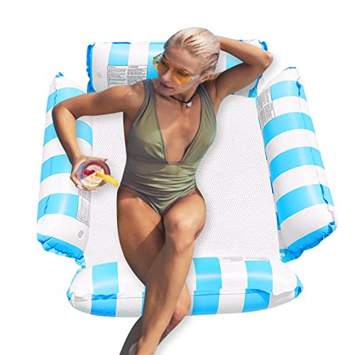 Anloximt Pool Float Hängemattenstuhl | Pool-Float-Liege | Pool-Hängemattenstuhl, Poolstuhl schwimmt zum Entspannen im Pool, im Urlaub, im Freien, am See, im Schwimmbad, am von Anloximt