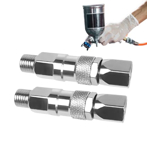 Anloximt Schwenkbarer Adapter, Hochdruckrohrverbinder, Schwenkbarer Leichter Sprühgerät-Schwenkadapter Für Küche, Rasen, Garten Und Hof von Anloximt
