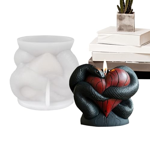 Anloximt Silikon Kerzenform | Schlangenform Kerzen Silikonform | Einfache Entformung Für Bastelprojekte Und Figurenguss Anloximt Silikon Kerzenform | Schlangenform Kerzen Silikonform | Einfache Entformung Für Bastelprojekte Und Figurenguss von Anloximt