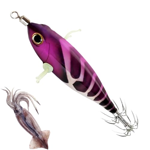 Anloximt Tintenfischköderhaken - Leuchtkörper Köder - Kompakte Fluoreszierende Angelköder Für Einsteiger Und Angler Anloximt Tintenfischköderhaken - Leuchtkörper Köder - Kompakte Fluoreszierende Angelköder Für Einsteiger Und Angler von Anloximt