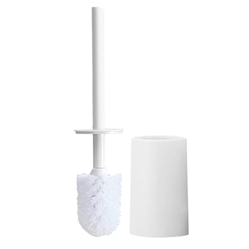Anloximt Toilettenbürste - Tropfsicherer Toilettenbürstenreiniger und -Halter,Toiletten-ergonomische Toilettenschüsselbürste mit Griff für Badezimmer, dekoratives Toilettenzubehör von Anloximt