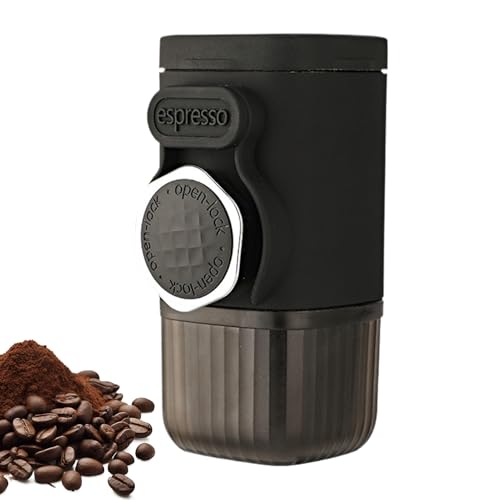 Anloximt Tragbarer Elektrischer Kaffeebehälter - Wiederverwendbare Camping Kaffeemaschine | Wiederverwendbarer Handmahlwerk Für Küche Haushalt Camping Outdoor Anloximt Tragbarer Elektrischer Kaffeebehälter - Wiederverwendbare Camping Kaffeemaschine | Wiederverwendbarer Handmahlwerk Für Küche Haushalt Camping Outdoor von Anloximt