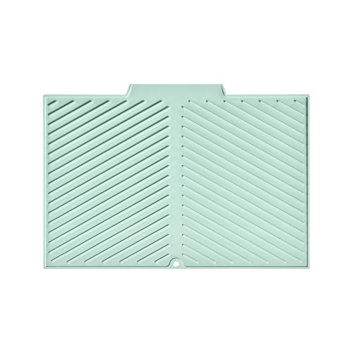 Anloximt Trockenmatte Küche | Klappbare Topflappen,38x25 cm Silikon Unterlage für Heiße Teller Schüssel Löffel Gabeln Essstäbchen Anloximt Trockenmatte Küche | Klappbare Topflappen,38x25 cm Silikon Unterlage für Heiße Teller Schüssel Löffel Gabeln Essstäbchen von Anloximt