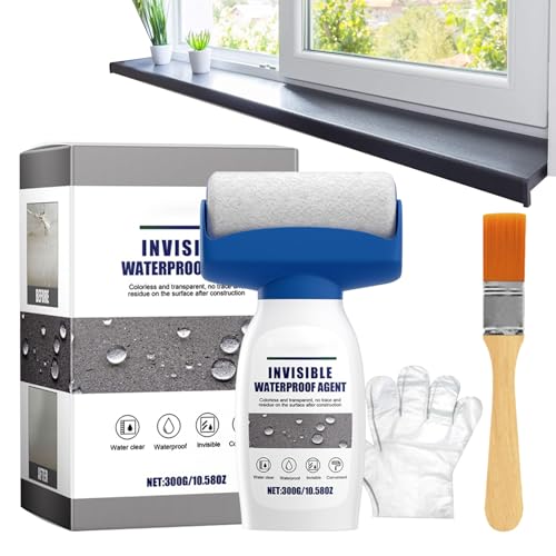 Anloximt Unsichtbarer Wasserdichter Schutz | 300 ml Wasserdichter Farblack | Hochfester Reparaturkleber Für Kellerrisse Dachrinnen Beton Und Abdichtungsarbeiten Anloximt Unsichtbarer Wasserdichter Schutz | 300 ml Wasserdichter Farblack | Hochfester Reparaturkleber Für Kellerrisse Dachrinnen Beton Und Abdichtungsarbeiten von Anloximt