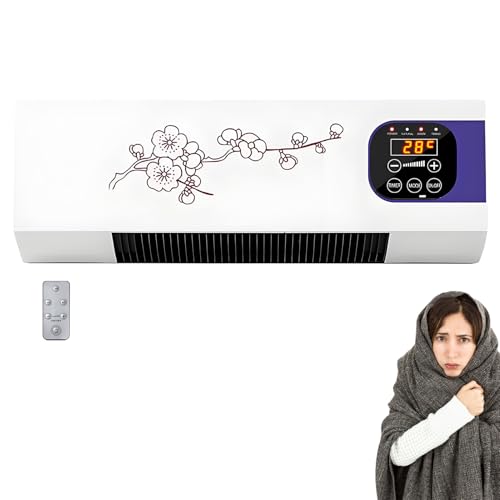 Anloximt Wandmontierte Tragbare Klimaanlage - Leise Portable Klimagerät Mit Kühlen Und Heizen - Desktop-Kühlventilator Platzsparendes Zubehör für Raum Büro Wohnheim Arbeitsplatz und Anloximt Wandmontierte Tragbare Klimaanlage - Leise Portable Klimagerät Mit Kühlen Und Heizen - Desktop-Kühlventilator Platzsparendes Zubehör für Raum Büro Wohnheim Arbeitsplatz und von Anloximt