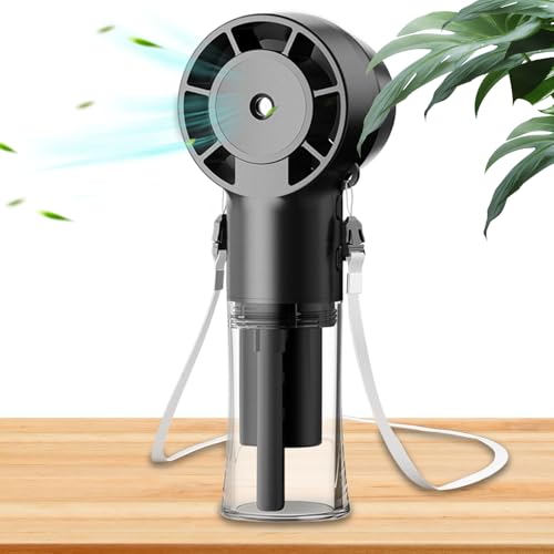 Anloximt Wassersprühkühler,12000 U/min Leiser Sprühnebel Lüfter | Handheld Leiser Kühlmister 1200mAh Bei Für Garten Pool Wandern Sport Camping Anloximt Wassersprühkühler,12000 U/min Leiser Sprühnebel Lüfter | Handheld Leiser Kühlmister 1200mAh Bei Für Garten Pool Wandern Sport Camping von Anloximt