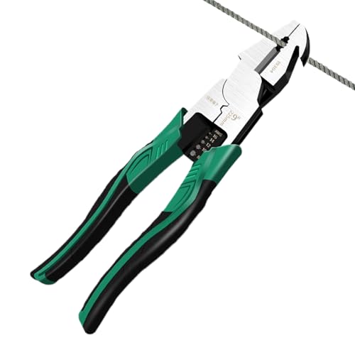 Anloximt Zangen Cutter | Kabelabisolierer | Schneidzange Crimpwerkzeug Abisolierzange Nagelzieher für Zaunreparatur Elektroinstallation Heimwerker Anloximt Zangen Cutter | Kabelabisolierer | Schneidzange Crimpwerkzeug Abisolierzange Nagelzieher für Zaunreparatur Elektroinstallation Heimwerker von Anloximt