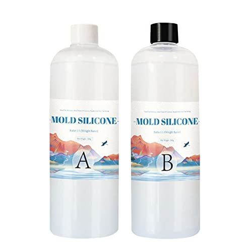 Anloximt Flüssiges Silikonkautschuk Transluzent Transparentes Formenbau Silikon Formenbau Kit Flüssiges Silikonkautschuk für Harzformen Gießen Kerzenformen Anloximt Flüssiges Silikonkautschuk Transluzent Transparentes Formenbau Silikon Formenbau Kit Flüssiges Silikonkautschuk für Harzformen Gießen Kerzenformen von Anloximt