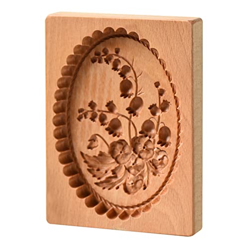 Anloximt Holzkeksform Ausstechform Holzbackform Kekse Stempel Geschnitzt Impressum Formen Presse Geschnitzt Holzkeksform Für Mondkuchen Keks Schokolade von Anloximt