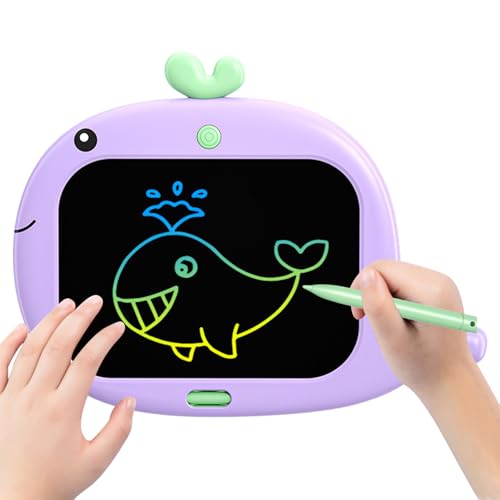 LCD-Zeichentablett,10-Zoll wiederverwendbares und löschbares elektronisches Tablet zum Kritzeln von Kindern | Vorschulspielzeug für Kinderzimmer, Auto, Schlafzimmer, Kindergarten, Wohnzimmer Anloximt von Anloximt