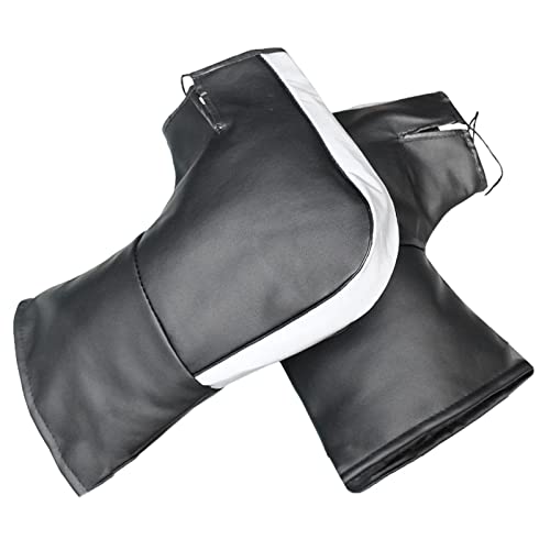 Motorrad Lenkermuffs, Motorrad Lenkerhandschuhe Mit Reflexstreifen, Motorrad Lenkerstulpen, Winddichte Lenkerhandschuhe, Wasserdichte Verdickte Warme Winterhandschuhe Für Meisten Motorräder Und Roller von Anloximt