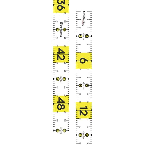Anloximt Selbstklebendes Fischlineal - Faltbares Fischmaßband - PVC, 129,54 cm Anloximt Selbstklebendes Fischlineal - Faltbares Fischmaßband - PVC, 129,54 cm von Anloximt