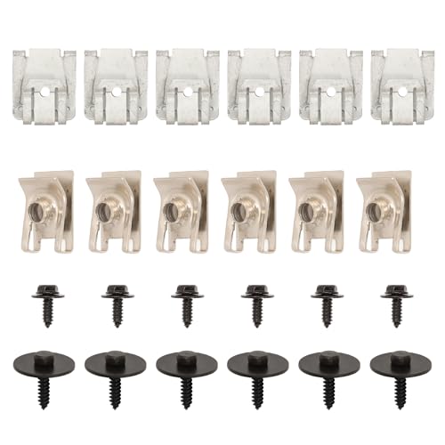 Anlseiod 24 Pcs Unterfahrschutz Motorschutz Befestigungs Clip für C Klasse W211 W203 W204 S204 S203 E Klasse S211 Cls C219 Unterboden Befestigung blechmutter Schraube Mutter Clip Kit von Anlseiod