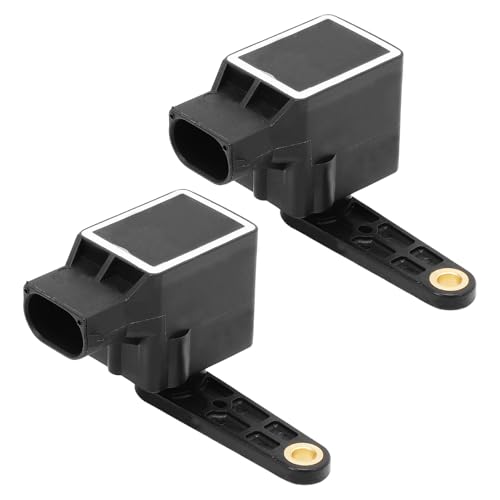 Anlseiod 2x Niveausensor Luftfederung für BMW E46 5er E39 E60 E61 E38 E65 E66 E67 X3 E83 X5 E53 E46 M5 E60 E61 E85 E86 E89 1994-2018 Niveau Sensor Höhensensor Vorne Hinten zur Leuchtweitenregulierun von Anlseiod